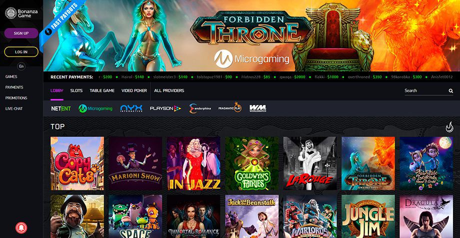 BonanzaGame Casino - Twój klucz do wyjątkowych doświadczeń hazardowych
