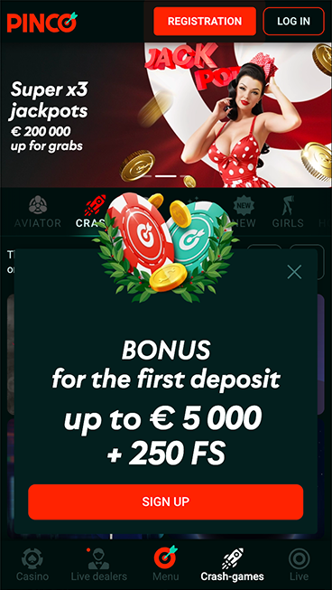 pinco casino online